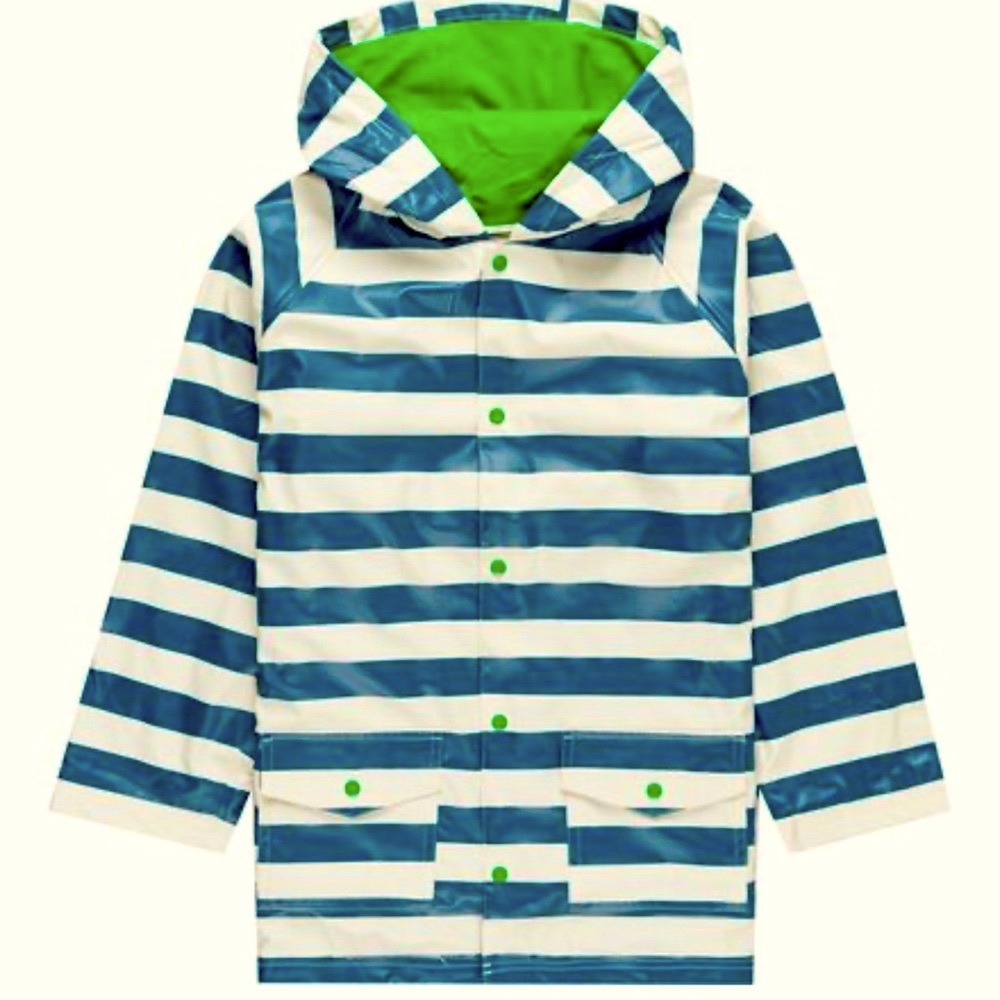 Oaki Lined Snap-Up Rain Jacket (Boys)